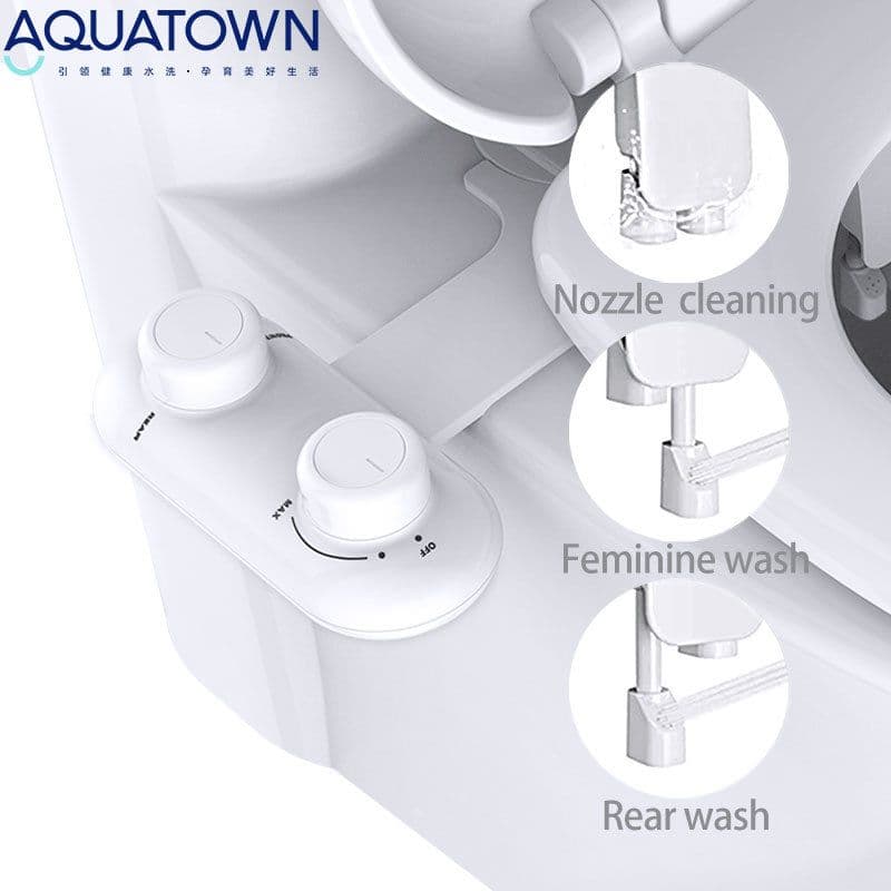 Ultra-Slim Bidet Attachment (Dual Knob) Ultra-Slim Bidet Attachment (Dual Knob)