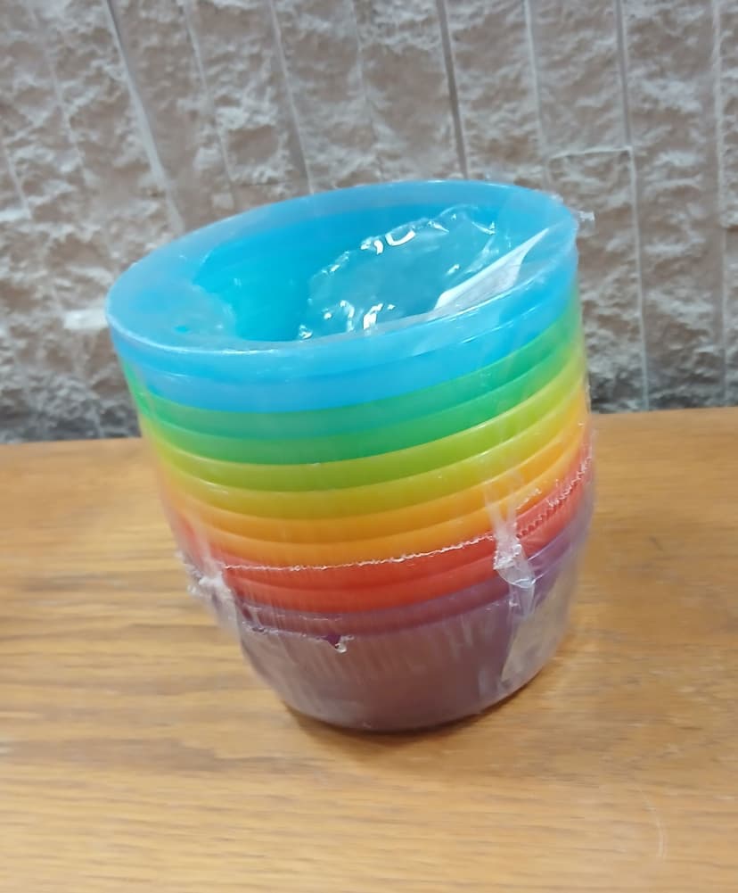 Baby Toy - Plastic Bowls Set (12 pcs)