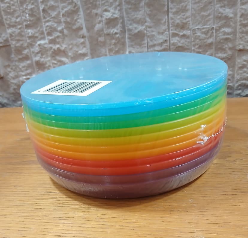 Baby Toy - Plastic Plates Set (12 pcs)