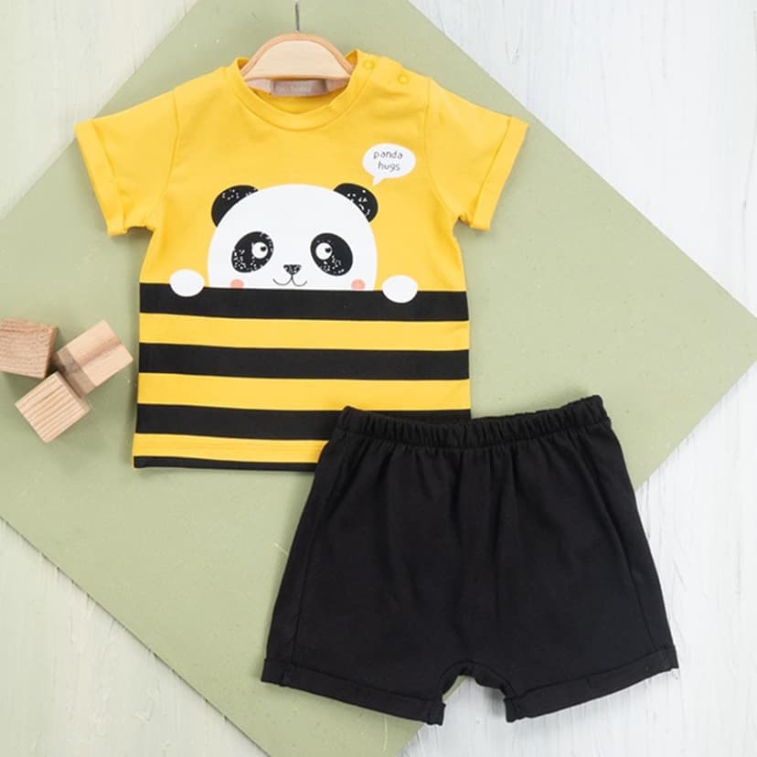 Baby Boy - Blue Panda Hugs